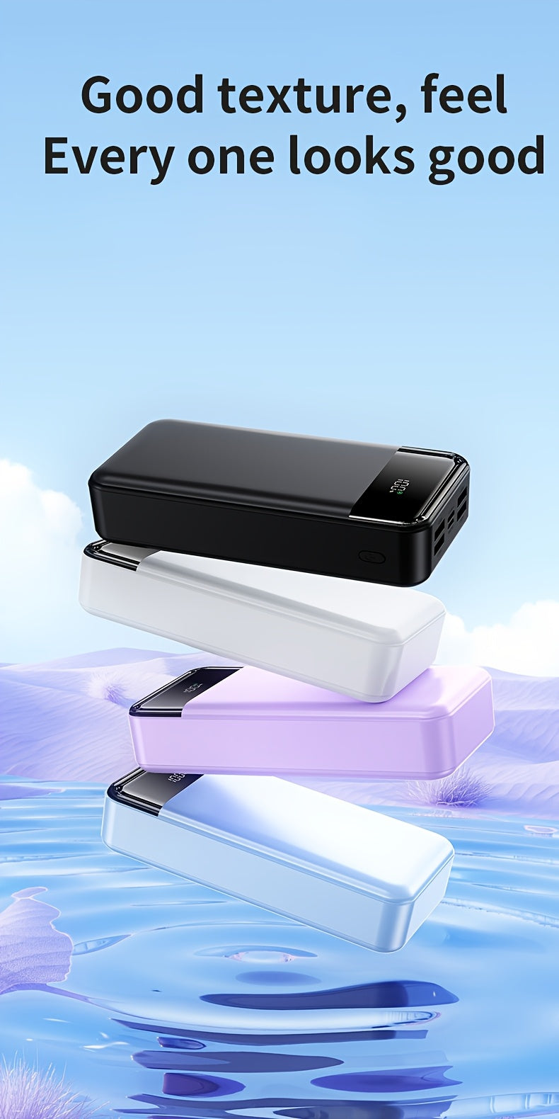 Power bank para carga durante viajes y uso diario | 50000 mAh