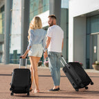 Maletas de Viaje 2 Piezas con Ruedas Giratorias, Ligero y Aprobado para Aerolíneas, Carcasa Dura ABS, Tamaño 12"+20", Set de Equipaje de Mano