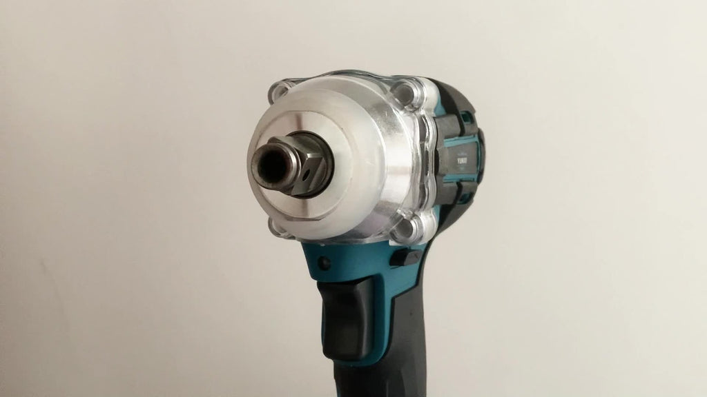 Kit de herramientas | Llave de impacto azul inalámbrica recién mejorada, completa con batería y cargador. Diseño ergonómico y ligero para una