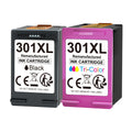 301XL Cartucho de tinta de repuesto negro y color para HP 301XL Compatible con HP DeskJet 1000 1050 1055 1056 1510 1513 1517 2000 2050 2510 2540 OfficeJet 2620 2622 Envy 4500 4502 5530 5532 Impresora, Multipack
