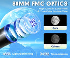 Telescopio refractor de 80 mm para observación de estrellas y luna | diseño funcional