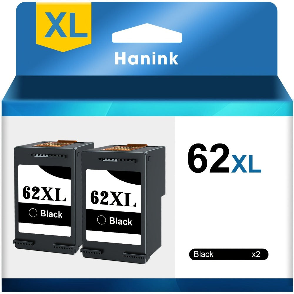 Paquete de 1-3 Cartuchos de Tinta 62XL 62 XL Compatibles con HP 62 para Envy 5540 5544 5545 5548 5640 5646 7640 Officejet 200 5740 5742 5744 (Color Negro)