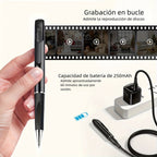 Cámara WIFI en Forma de Bolígrafo con Detección de Movimiento - Cámara 1080P, Dispositivo para Grabación de Exámenes, Lente 100°, Control Remoto por APP, Compatible con Tarjeta de Memoria 256GB y Batería 250mAh