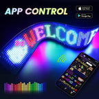 Tira de luz LED rgb flexible multiusos panel matriz programable USB con control aplicación