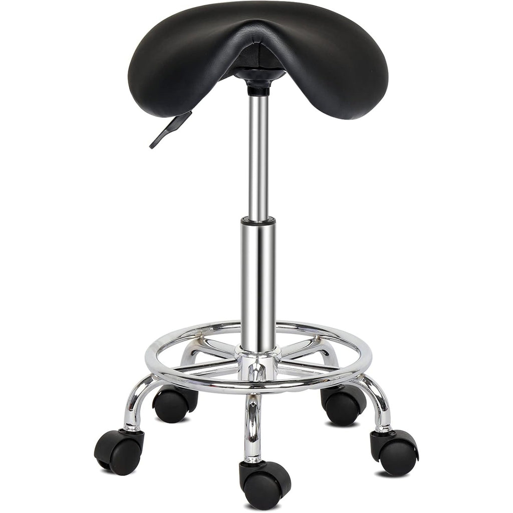 Bonnlo Taburete | Altura Ajustable, Giro de 360°, Taburete de Trabajo para Oficina, Salón, Bar