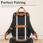 3 piezas de Conjunto de Maleta Trolley Equipaje de Mano Maleta de Viaje Maleta de Viaje de Caja Dura ABS + PC con 4 Ruedas Candado TSA Conjunto de Maleta Incluye 1 Mochila de Viaje y 1 Bolsa de Aseo Regreso a la Escuela Regalo de Vacaciones