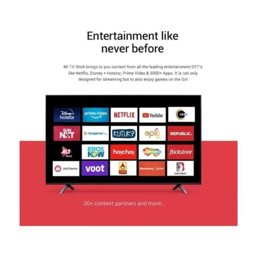 Xiaomi Mi TV Stick Full HD HDR HDMI Quad-Core DDR4 Bluetooth Wifi Dolby DTS HD Asistente de Doble Descodificación con Netflix