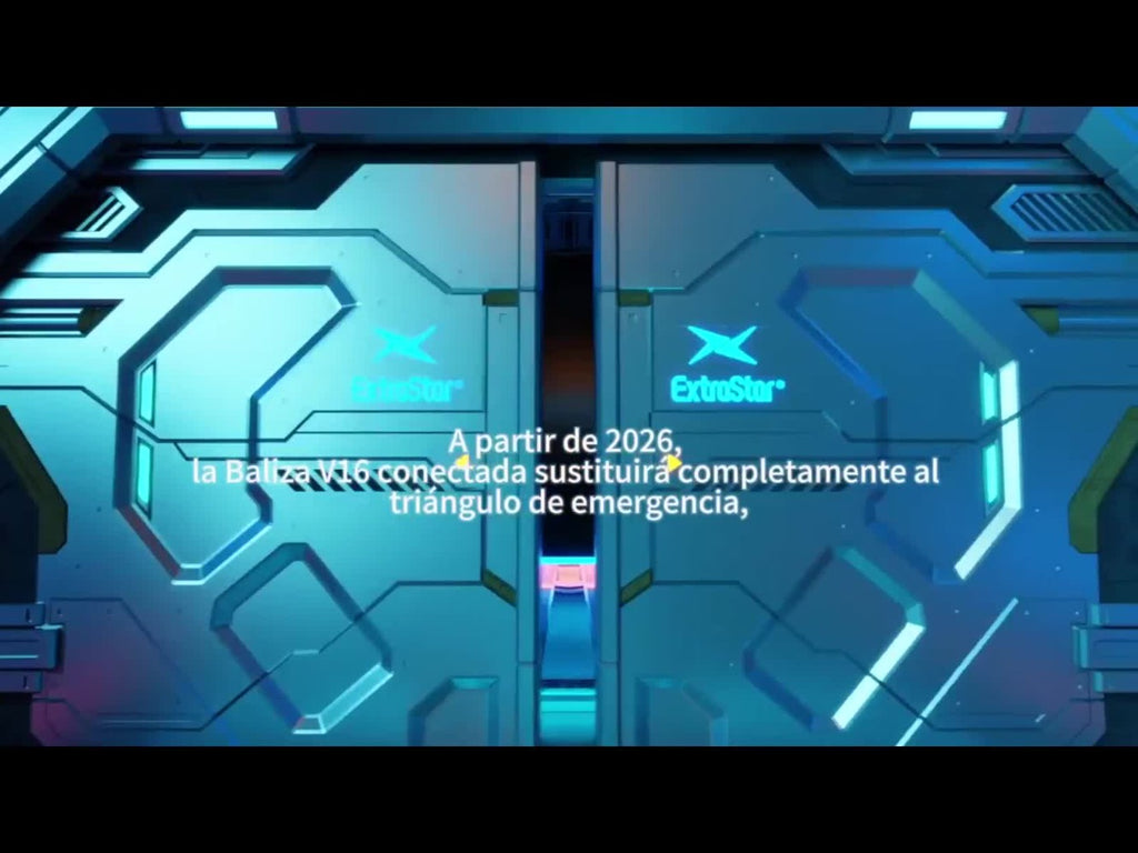 Luz Emergencia Coche Homologado DGT, con SIM y Datos Pagados hasta 2038, Baliza v16 Homologada dgt con Geolocalizador, Obligatoria enero 2026, Luz v16 con Geolocalización 3.0, Aprobada por DGT, Modelo 6LR61