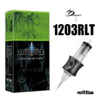 Juego de 16 agujas para tatuaje con agujas integradas, puntas de aguja, ensamblaje estable, ajuste fino, ideal tanto para artistas como para principiantes, cuerpo inodoro para suministros de tatuaje artístico