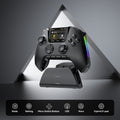 Mando inalámbrico con base de carga para PC, Switch y dispositivos móviles