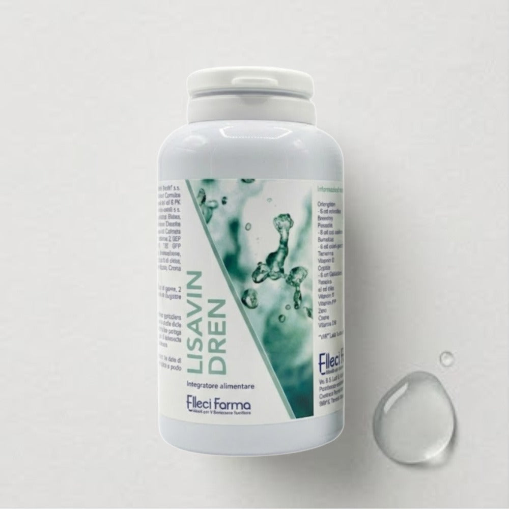 LisavinDren – Suplemento Dietético con Orthosiphon, Bromelina, Hinojo, Gymnema, Diente de León, Vitaminas y Minerales – 240 Tabletas