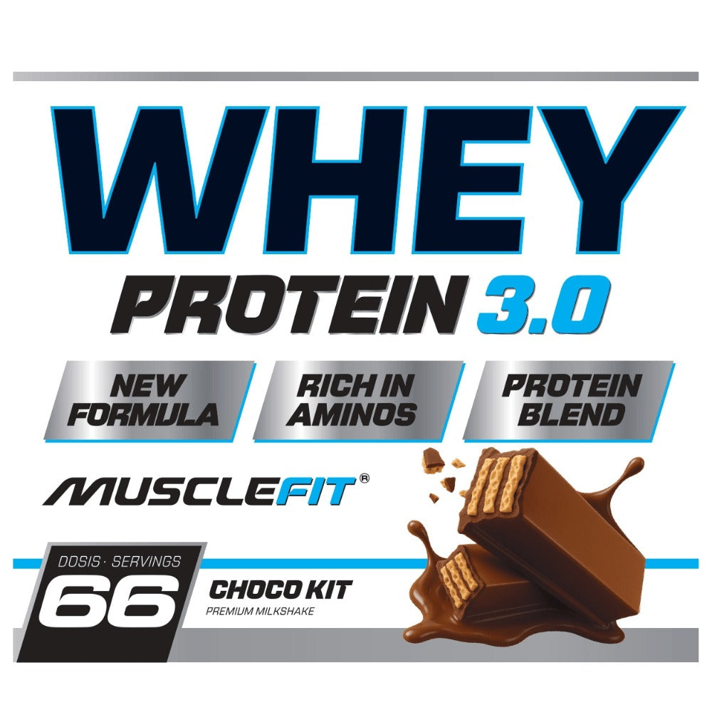 WHEY 3.0 BLEND PROTEIN 2Kg MUSCLEFIT ENTREGAS 24/48 HORAS