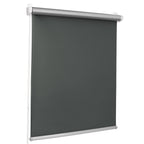 Persiana Térmica Enrollable • Grafito • 32 Tamaños • BOJANEK TERMO • Soportes Ajustables • Instalación en Ventana Sin Taladro • Mecanismo de Cadena • Protección Solar y Térmica • Ideal para Sala, Dormitorio, Cocina, Oficina • Persiana Térmica Blanca Día y