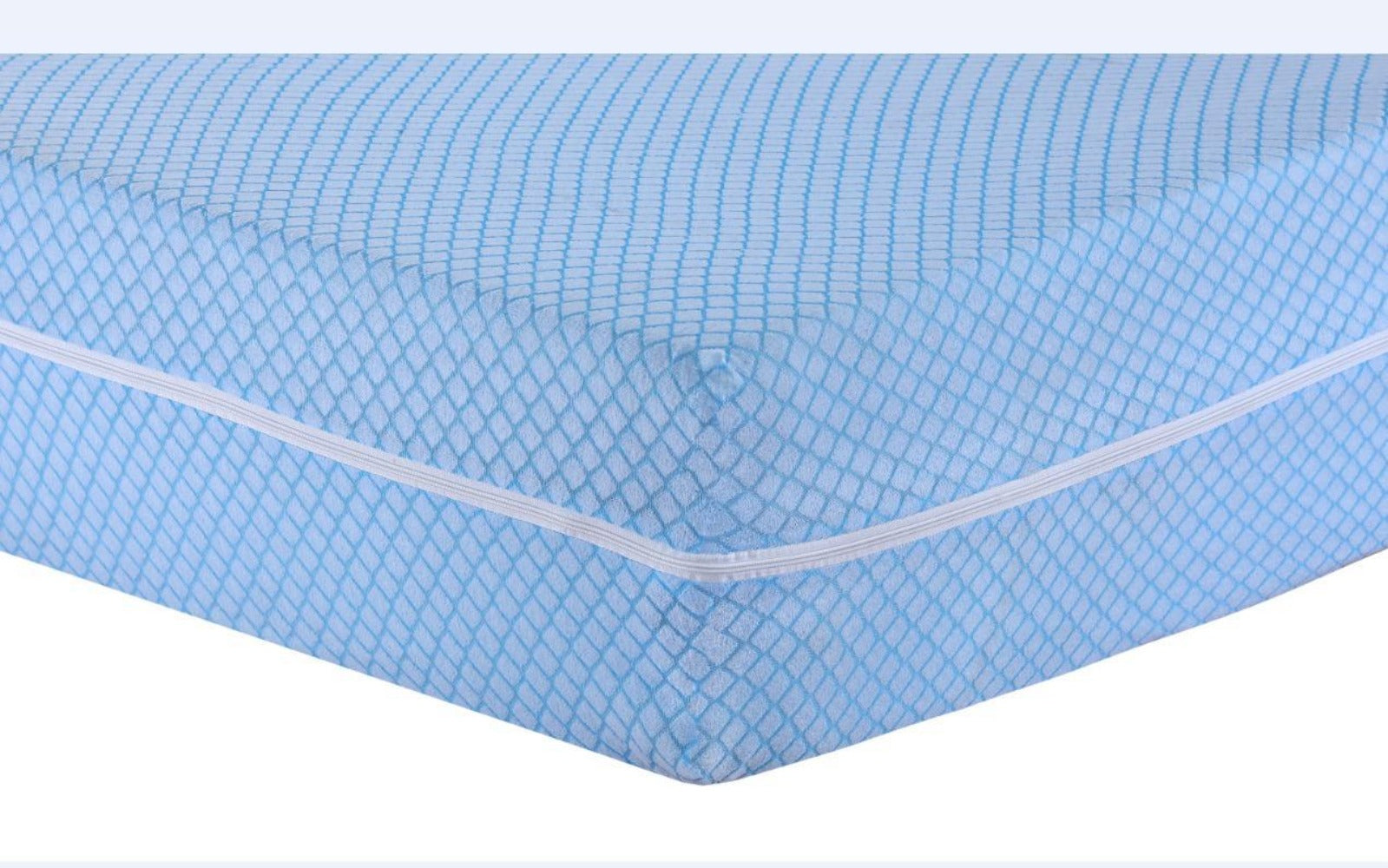 Funda de colchón con cremallera L180° y elástico – Funda completa para colchones de largo200×alto30 cm, tejido suave, no pierde color, disponible en varios tamaños (90/105/135/150 cm)