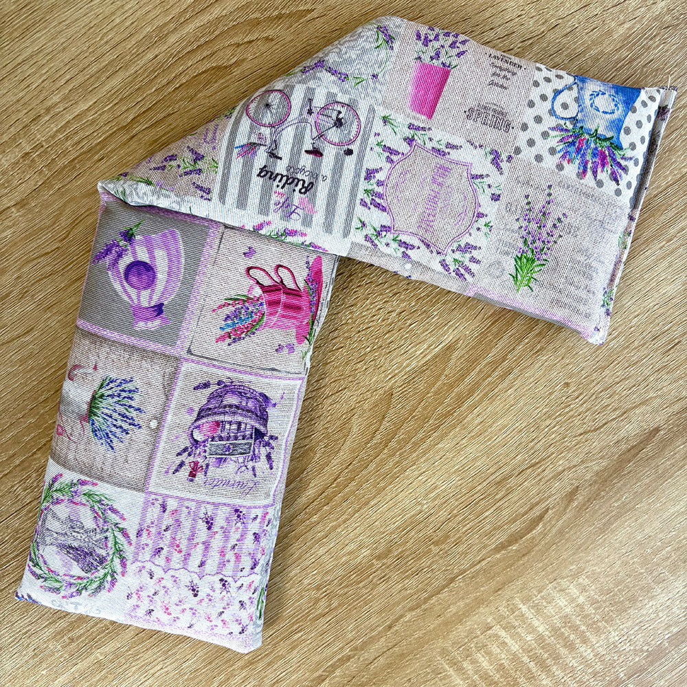 Bolsas térmicas de semillas para microondas, tamaño 50×12 cm, bolsas multifuncionales de terapia fría y calor, aptas para calentar en microondas y enfriar en nevera.