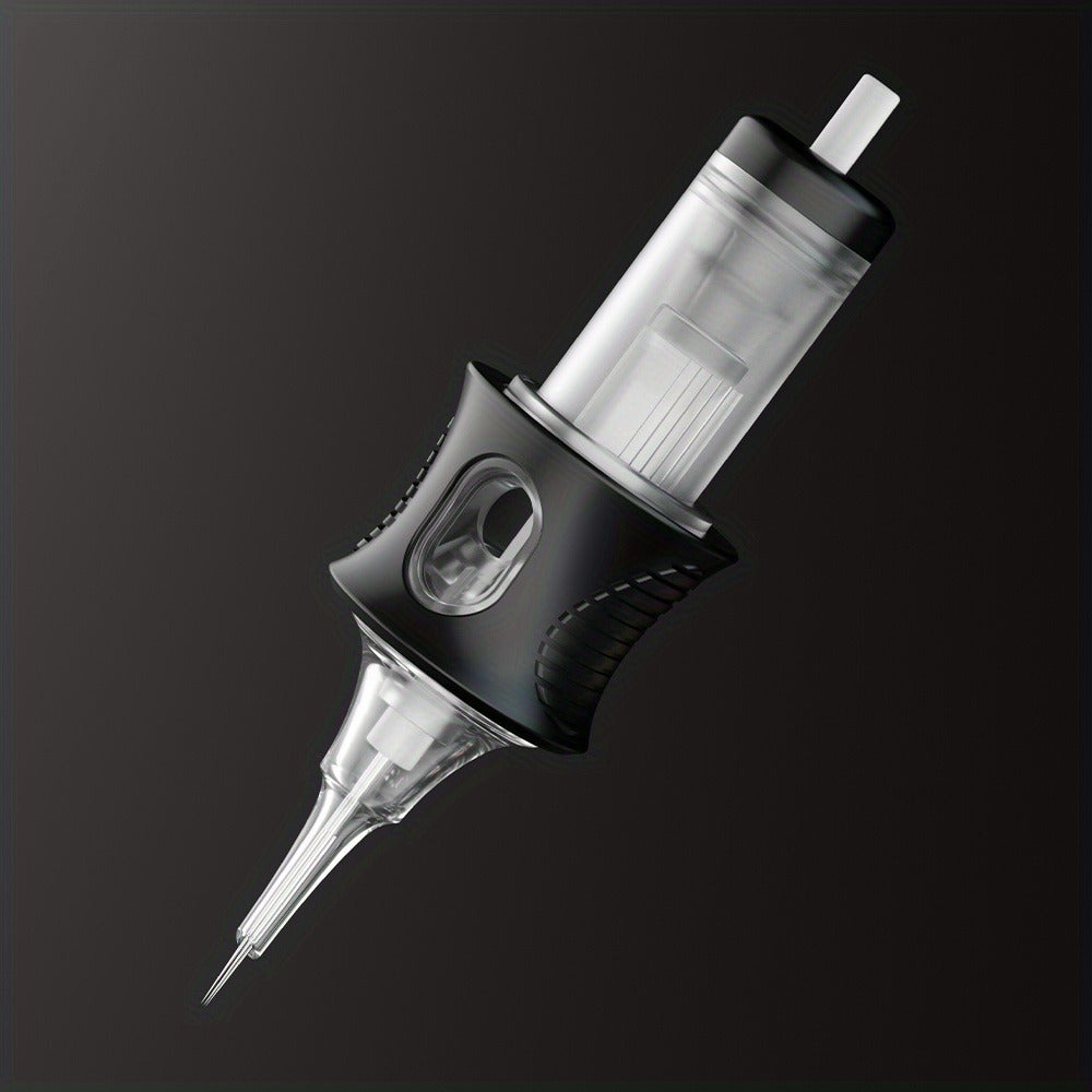 Juego de 16 agujas para tatuaje con agujas integradas, puntas de aguja, ensamblaje estable, ajuste fino, ideal tanto para artistas como para principiantes, cuerpo inodoro para suministros de tatuaje artístico
