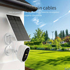 4pcs Cámara de Seguridad Solar LaxiHub, Cámara Inteligente Inalámbrica para Exteriores con Energía Solar, WiFi para Hogar, IP65, Visión Nocturna en Color, Audio Bidireccional, Seguimiento de Movimiento con IA, Control por APP
