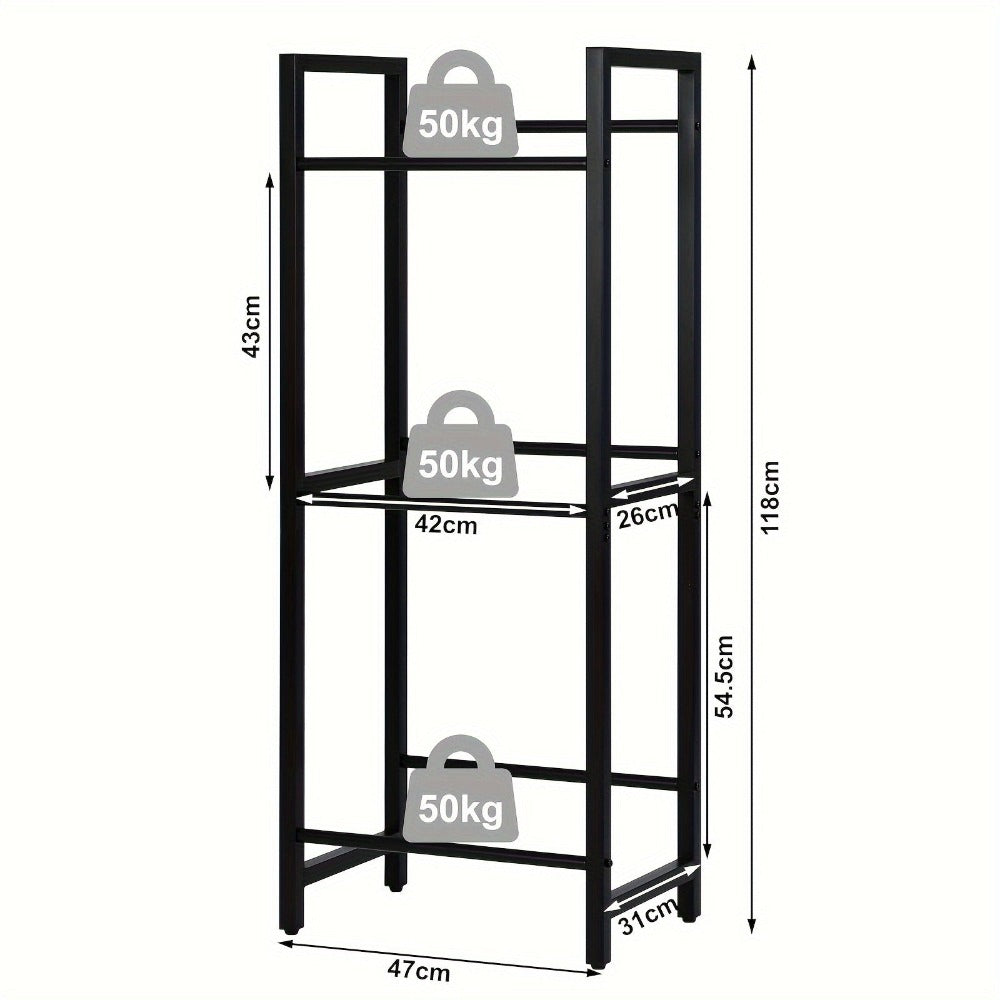 1 pza. Estante para cajones de bebidas de 3 niveles, diseñado para contener 3 cajones de bebidas, proporciona un soporte estable y ahorra espacio, hecho de metal, diseño de ángulo de inclinación con pies, acabado resistente al óxido, acabado negro.