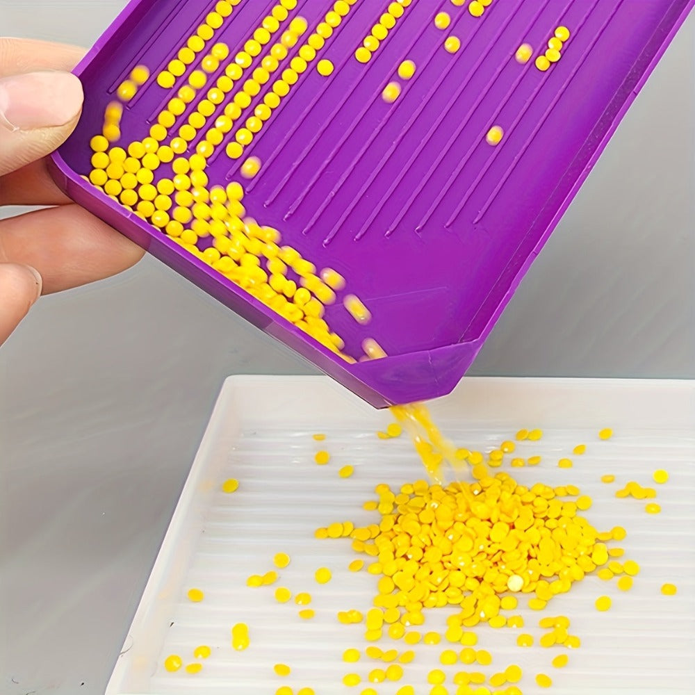 Kit de herramientas y adiciones para pintura de diamantes sintéticos 5D de 56 piezas con juego de bordado de diamantes y pinzas para manualidades artísticas de fabricación de pinceles de varios tamaños para adultos y cuchillo de goma corrector
