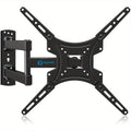Soporte de pared para TV ajustable de 22KG con soporte de pantalla giratorio y inclinable, máximo VESA 400X400, adecuado para TVs y monitores de 14-55 pulgadas (modelo NS-117B-2)
