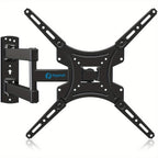 Soporte de pared para TV ajustable de 22KG con soporte de pantalla giratorio y inclinable, máximo VESA 400X400, adecuado para TVs y monitores de 14-55 pulgadas (modelo NS-117B-2)