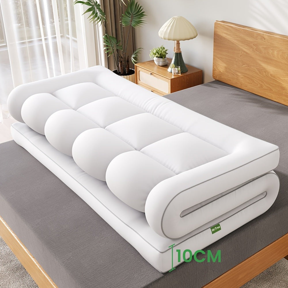 Cubrecolchón Mr.Tree de 10 CM, Ultra Suave y Transpirable para un Comodidad de Sueño Durante Todo el Año, Fácil de Cuidar, Lavable a Máquina, Accesorio de Ropa de Cama Hipoalergénico