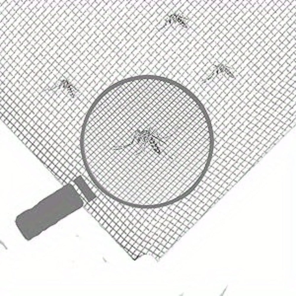 Mosquitera para ventana con marco de aluminio, a prueba de insectos y mosquitos, sin necesidad de taladrar ni tornillos.
