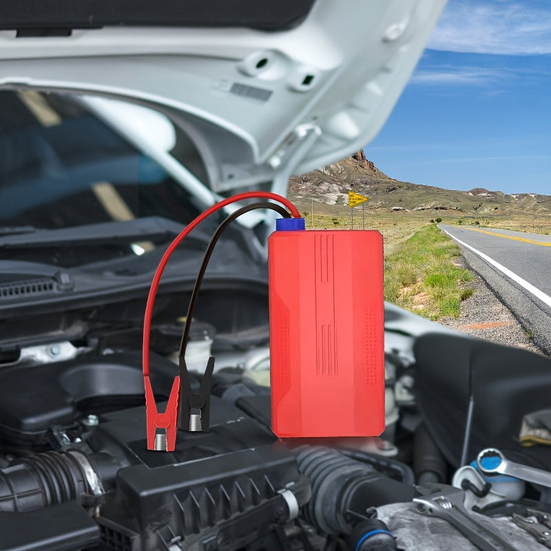 Arrancador de Coche - 12V 3000A Pico, Inicia 6.0L Gasolina/5.0L Diésel en 3s. Carga Rápida USB-C PD para Teléfonos/Portátiles. Linterna LED (SOS/Estroboscópica). Para Coches, SUV, Camiones, Motos, Barcos. Ideal para Viajes, Camping, Invierno, Baterías Mue