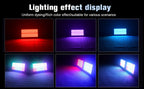 POLET 200W LEDRGBW 4 en 1 luz estroboscópica con partición 8+8 blanca 8000K DMX512 superbrillante para DJ, lavado, bodas, bar, efectos de iluminación escénica estroboscópica para fiestas, clubes y espectáculos