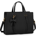 NEWHEY Bolso de Mano Mujer, Bolso Grande para Trabajo y Escuela, Bolso de Hombro de Cuero Sintético 39.62 cm, Estilo Contemporáneo