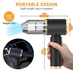 Aspiradora de mano inalámbrica, aspiradora doméstica, diseño ligero, con función de soplado y succión, carga USB, viene con varios accesorios, adecuada para limpiar polvo, migas de snacks, pelo, apta para sofás, alfombras, escritorios y escaleras.