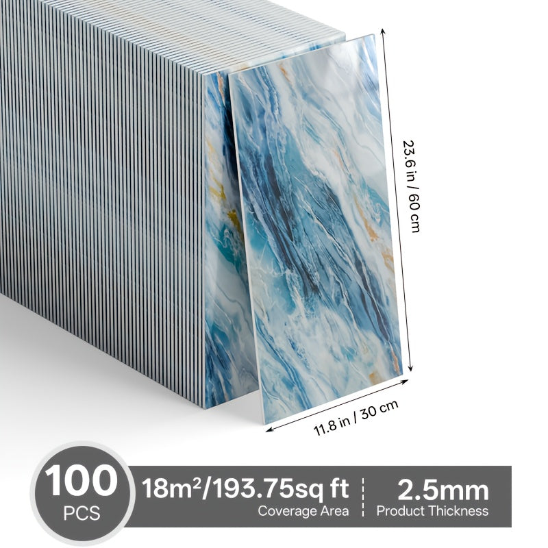 Panel de pared autoadhesivo 100 piezas | Cocina baño salón y renovación DIY