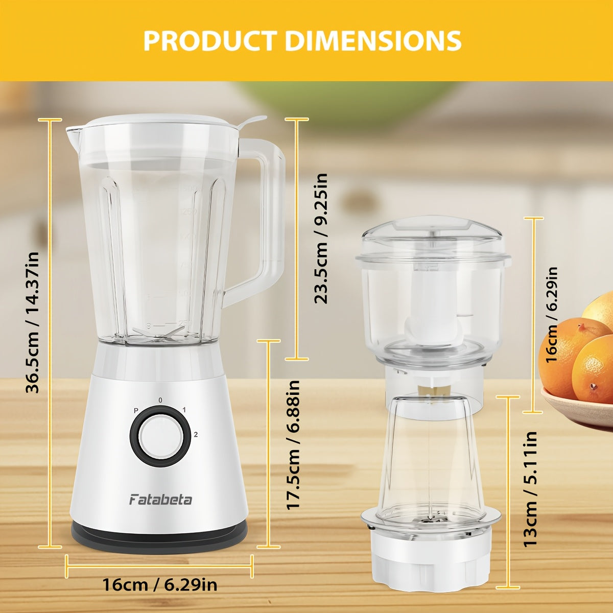 Batidora de Gran Capacidad de 1500ML, Procesador de Alimentos 3 en 1, Picadora de Carne, Licuadora para Cocina Casera y Verduras, Jugos Saludables para el Hogar, Smoothie, Sorbete, Batido, Ice Slushie