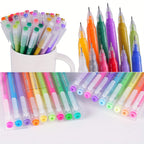 Bolígrafos y rotuladores | Set de Bolígrafos de Escritura a Mano de 168 COLORES con Colores Intensos, Ideal para Cuadernos, Pintura, para Tomar