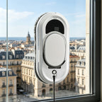 Puruikai 01 Black Friday y Navidad Nuevo Producto: Robot de Limpieza de Ventanas Inteligente desde el Almacén Local, Robot de Limpieza de Vidrios de Ventanas, Dispositivo de Limpieza de Ventanas con Control Remoto y Rociado Automático de Agua, Adecuado pa