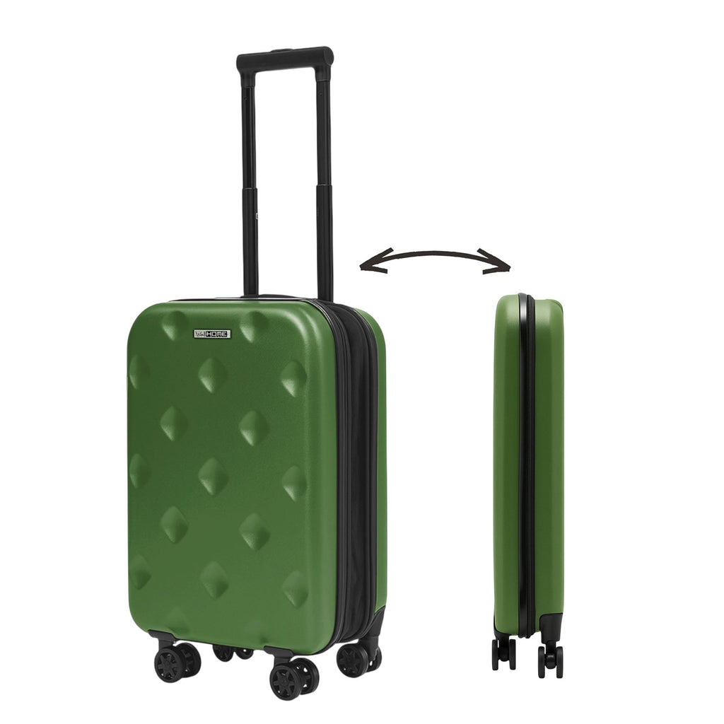 Maleta de Cabina Plegable Ultrafina 18" y 20" | Grosor Reducible | ABS Ligero y Resistente | Mango Telescópico + Ruedas | Varios Colores