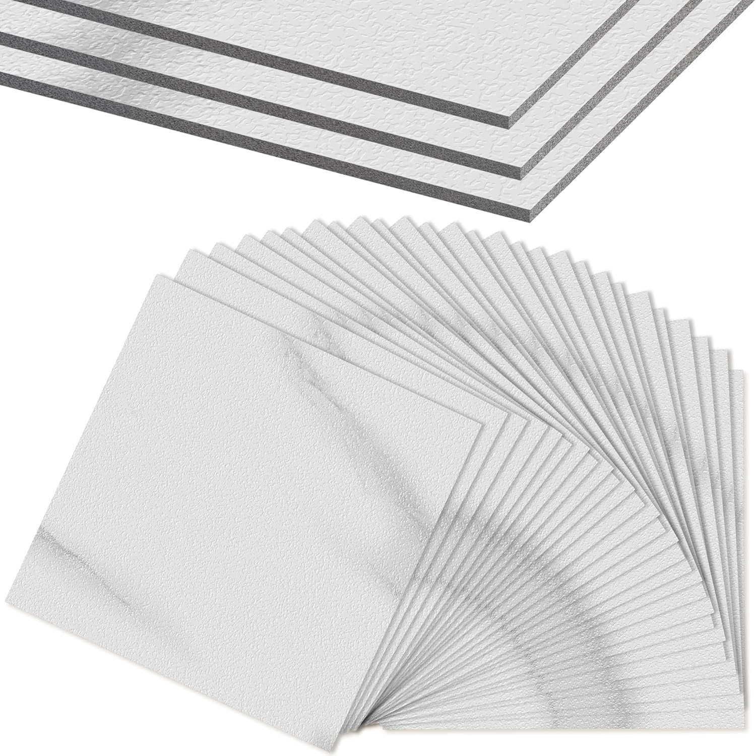 Suelo de vinilo autoadhesivo 54 piezas | Cocina baño salón y reforma DIY