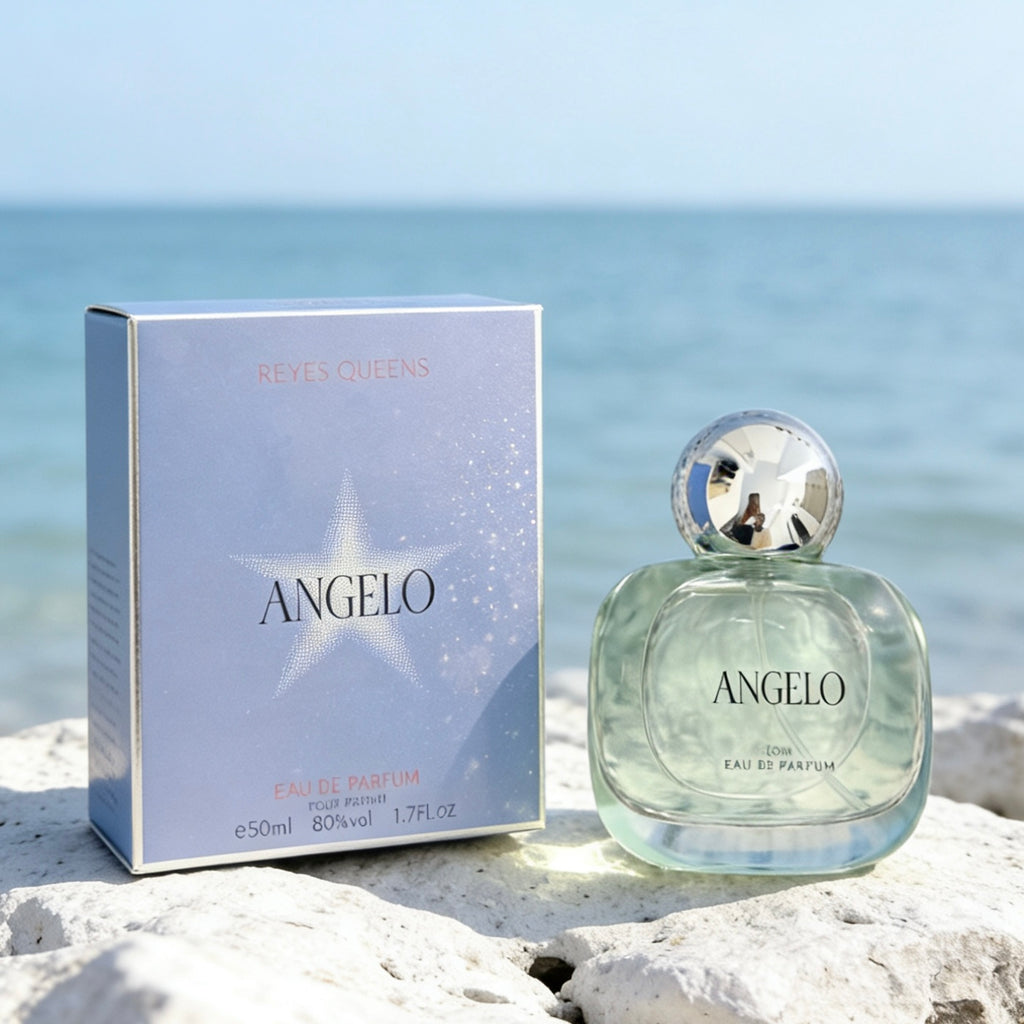 Perfume Angelo Mujer - Eau de Parfum | Duración Extrema | Huele a Azúcar, Elegancia y Luz 【Fragancia de Ensueño】 Notas de Praliné, Vainilla y Pachulí | Esencia Fresca y Alegre para Mujer | ¡Regalo Perfecto!