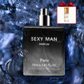 Perfume para hombre de 55 ml + 3 ml, colonia con notas de madera, leche, cítricos y ébano, desprende un aroma caballeroso y duradero, perfecto para citas, fiestas y para regalar, regalos de San Valentín