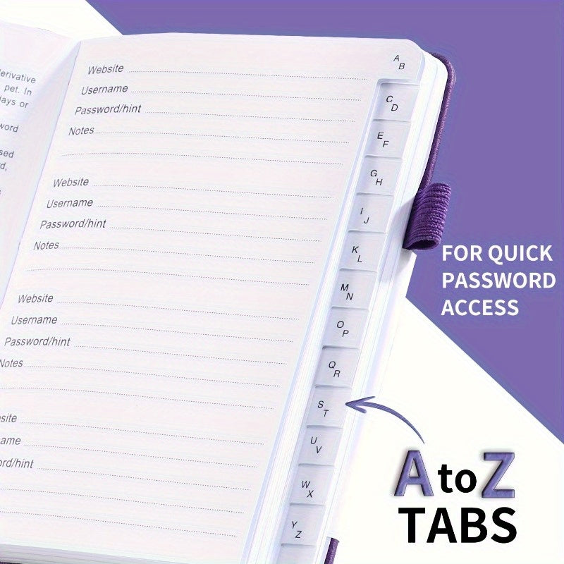 Cuaderno de contraseñas | Organización de accesos hogar y oficina