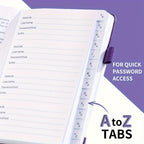 Cuaderno de contraseñas | Organización de accesos hogar y oficina