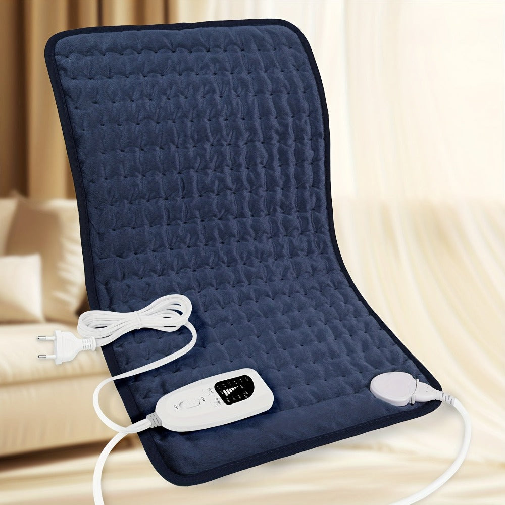 Almohadilla Térmica Extragrande - 6 Niveles de Calefacción, Hasta 140 °F, Apagado Automático a las 2 Horas, 84 cm x 43 cm x 60 cm x 30 cm, Portátil - Franela Suave, Lavable a Máquina, Almohadillas Térmicas para Cuello, Hombros, Rodillas, Piernas, Regalo p