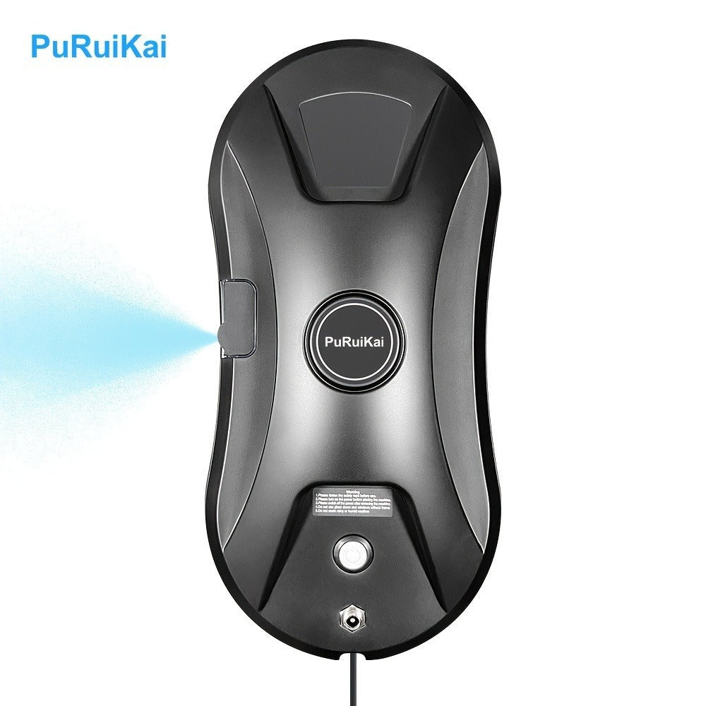 PuRuiKai 11 Almacén Local Robot Limpiador de Ventanas Inteligente, Robot Automático de Limpieza de Vidrios con Control Remoto y Rociado de Agua, Ideal para Hogar, Oficina, Edificios Altos, Regalo de Halloween y Navidad