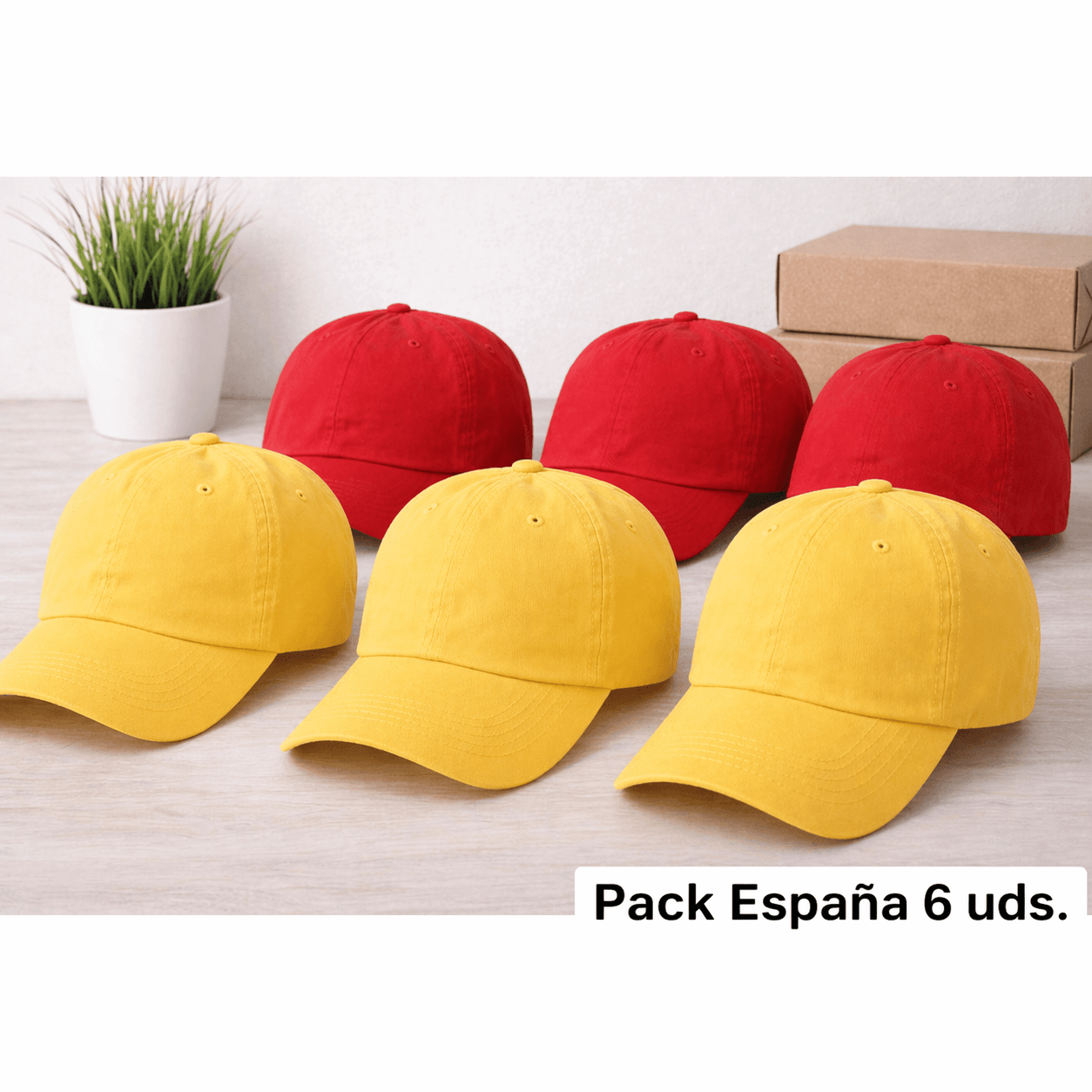 PACK DE 6 GORRAS