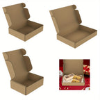20 X Cajas de Envío Maxi con Forma de Letra, Cajas de Envío, Cajas Planas, Paquetes Plegables, Caja de Regalo, Paquete de Mercancías, Cajas de Envío, 150 X 140 X 40 Mm/200 X 150 X 50 Mm/320 X 220 X 50 Mm
