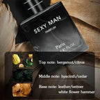 Set de 2 Fragancias Refrescantes para Hombre, Aroma Amaderado Duradero, Ideal para Salidas Románticas y Uso Diario