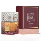 Lattafa Khamrah Perfume Unisex 100ml Eau de Parfum Original Fragancia Gourmand Notas Bergamota Canela Dátiles Vainilla
