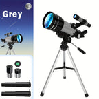 Telescopio Astronómico Profesional de Aumento 99X - Telescopio Monocular Portátil con Gran Apertura de 70 mm, Adecuado para la Educación Científica, Observación de Estrellas y Camping, Regalo Ideal de Navidad y Cumpleaños