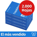 Papel para impresora Easyprint, papel de fotocopia de 2000 hojas, 4 x 500 A4 Premium, blanco brillante CIE 160, certificado PEFC