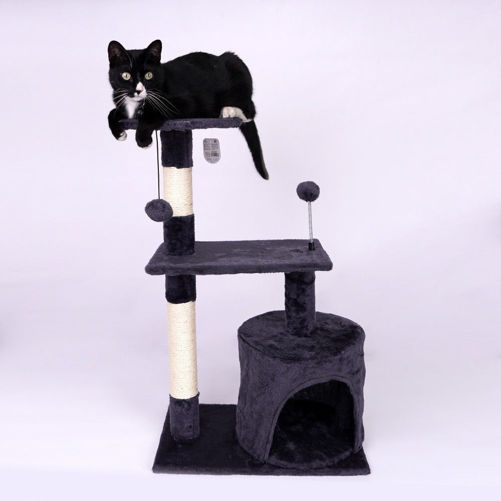 Arobol rascador para Gatos Rascador para Gato Postes rascador para Gatos Grande 105x40x40cm Varias Niveles